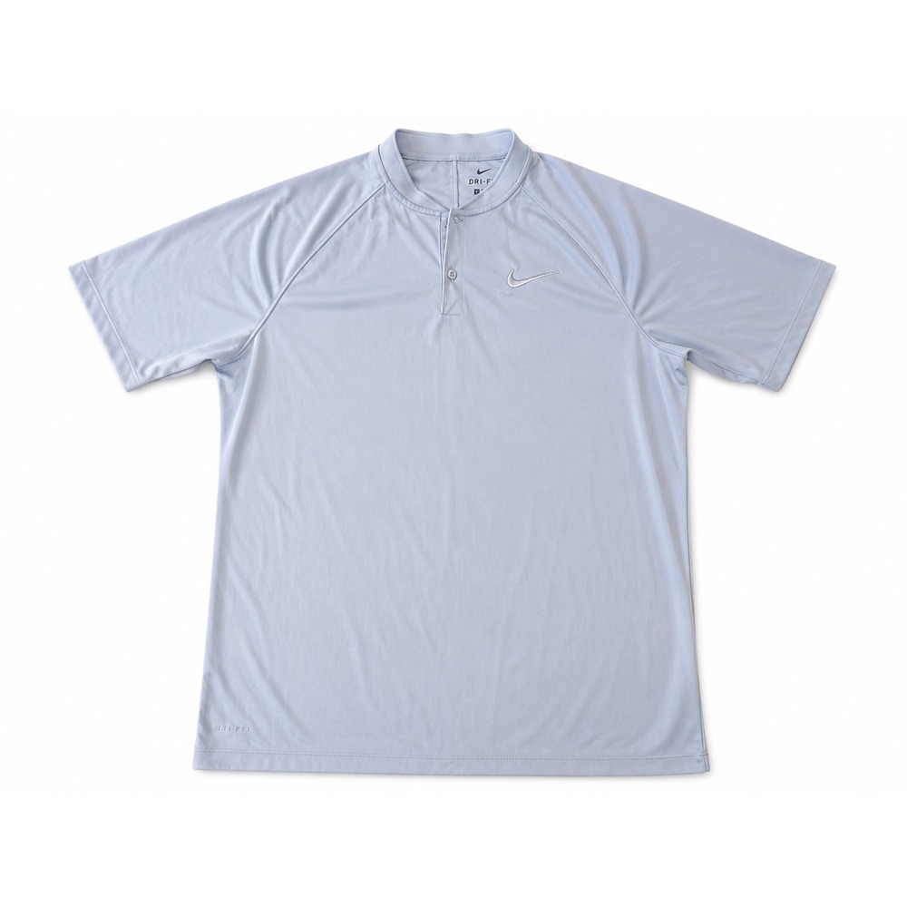 Nike Dri-FIT Men's Blue Gray Athletic Shirt Size Medium‎